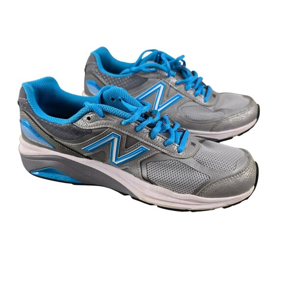 New Balance Womens Running Shoes US Size 8.5 Grey Blue Mesh Comfort Fit jh1782 - Picture 5 of 13